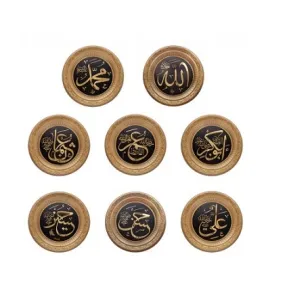8 li Cami Takımı Gold Renk 56 cm